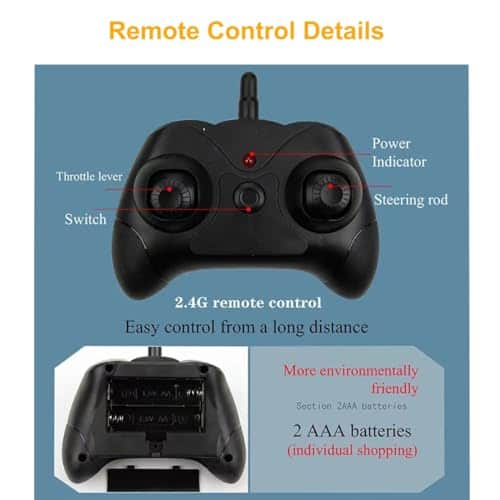 Avión de Control Remoto Ouhgnoh 2.4GHz Avión de RC con Giro - Imagen 5