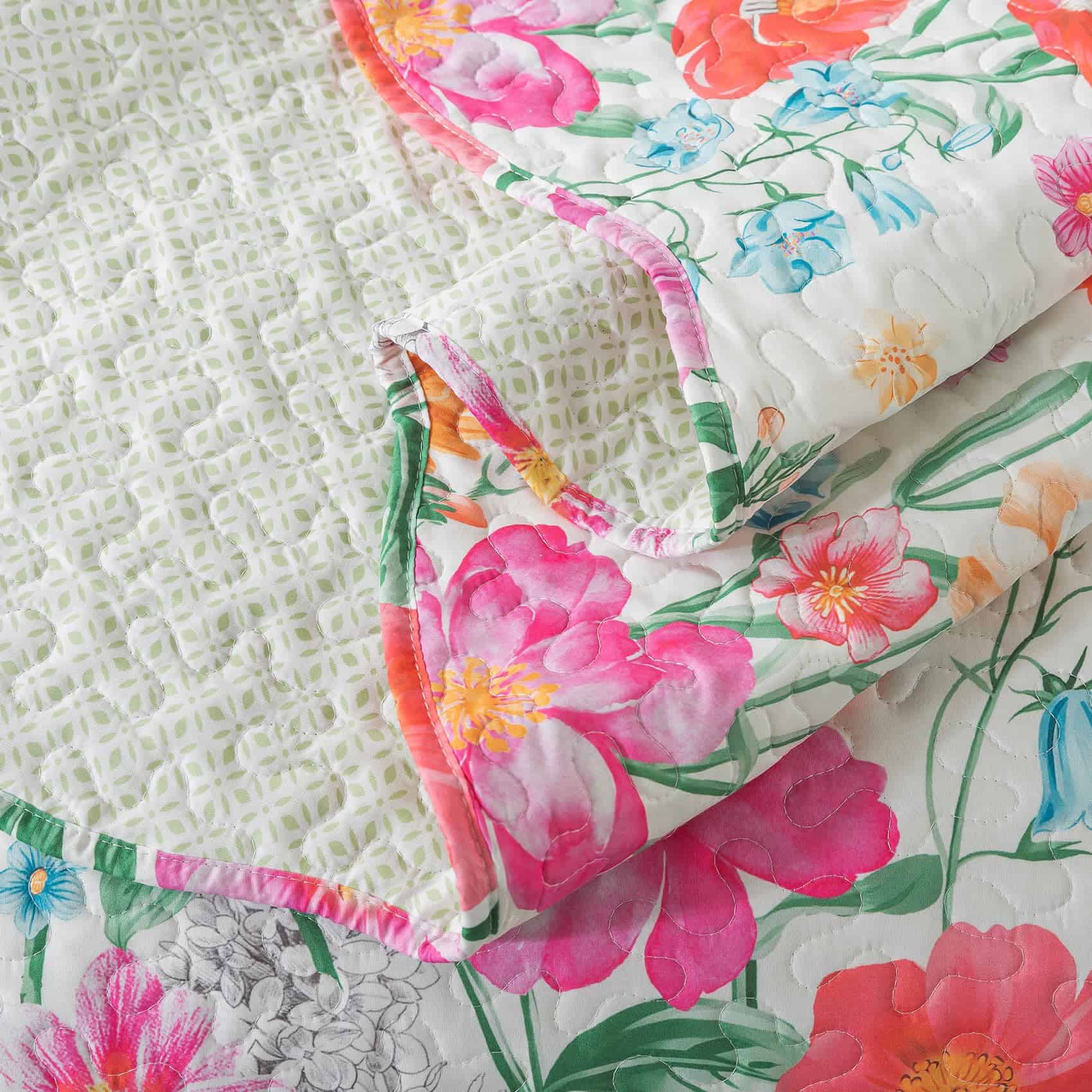 Juego de Colcha Travan Floral para Cama King, Colcha - Imagen 6