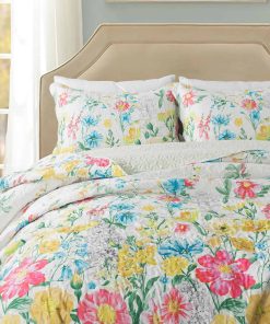 Juego de Colcha Travan Floral Queen, Colcha Queen de