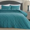 Juego de Edredón Chezmoi Collection Tencel -Azul