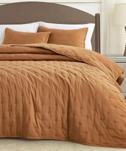 Juego de Edredón Chezmoi Collection Tencel -Terracota