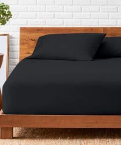 Juego de sábana ajustable y fundas de almohada Bare Home -