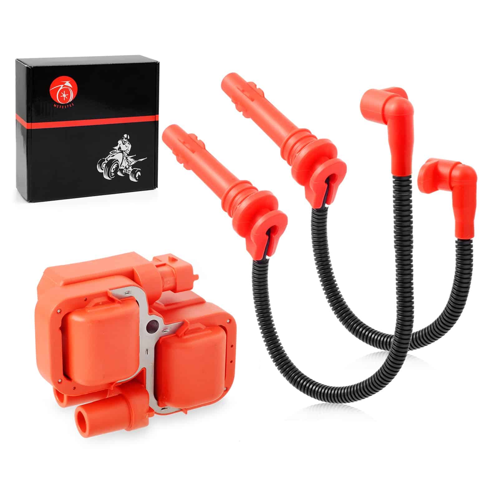 Bobina de encendido Moto1988 y tapa de cable de bujía para