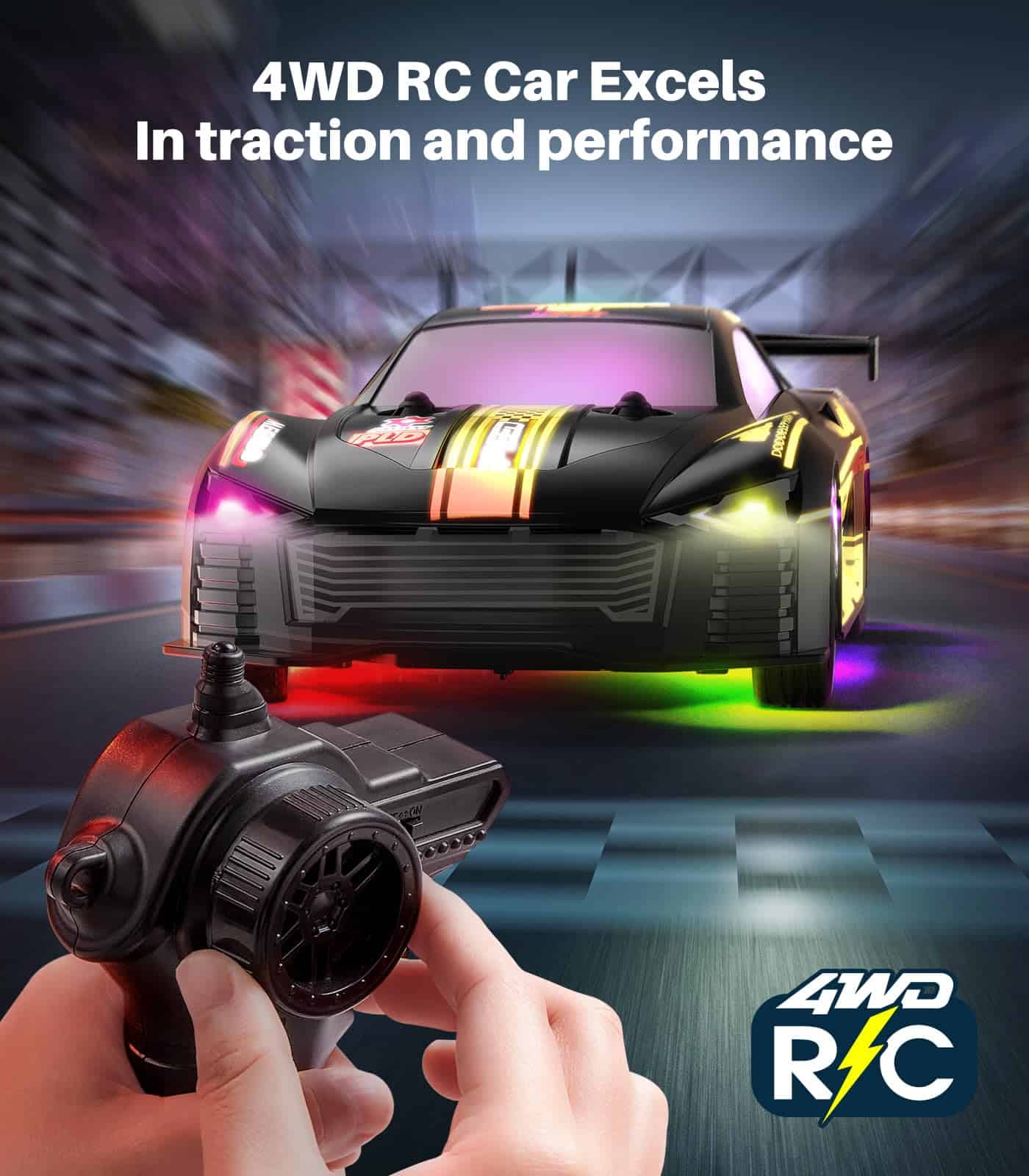 Coche de Control Remoto DODOELEPHANT 1:24 Escala, 4WD de - Imagen 7