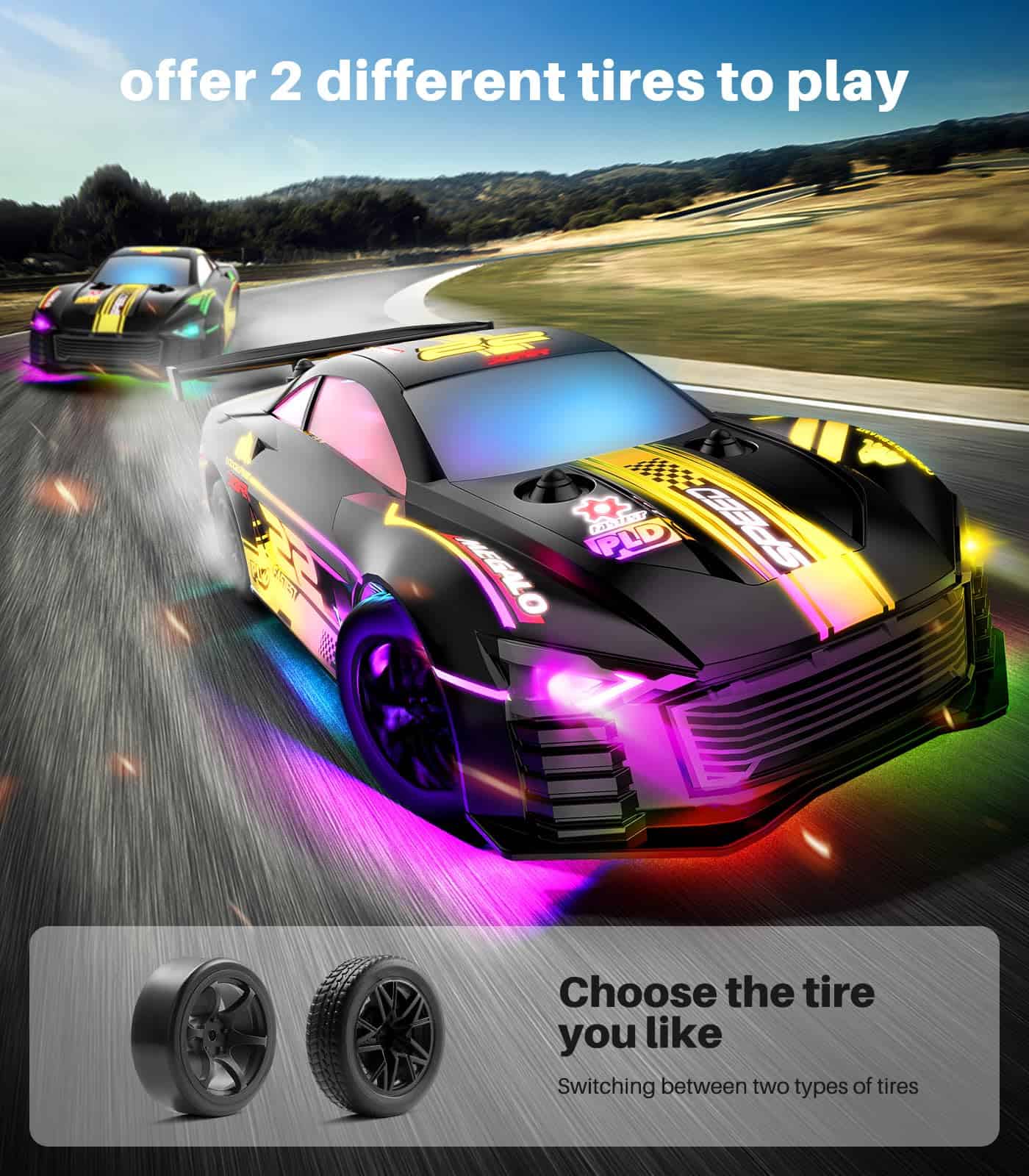 Coche de Control Remoto DODOELEPHANT 1:24 Escala, 4WD de - Imagen 4