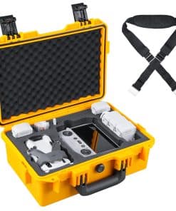 Estuche rígido impermeable Lykus Titan MM410 -Amarillo con C