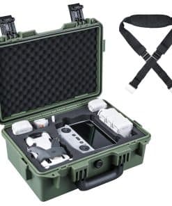 Estuche rígido impermeable Lykus Titan MM410 -Verde con corr