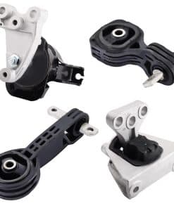 Conjunto de 4 soportes de motor y transmisión -Negro