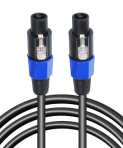 Cables Speakon SUNNAREPOON de 50 pies con Cierre de Rosca,