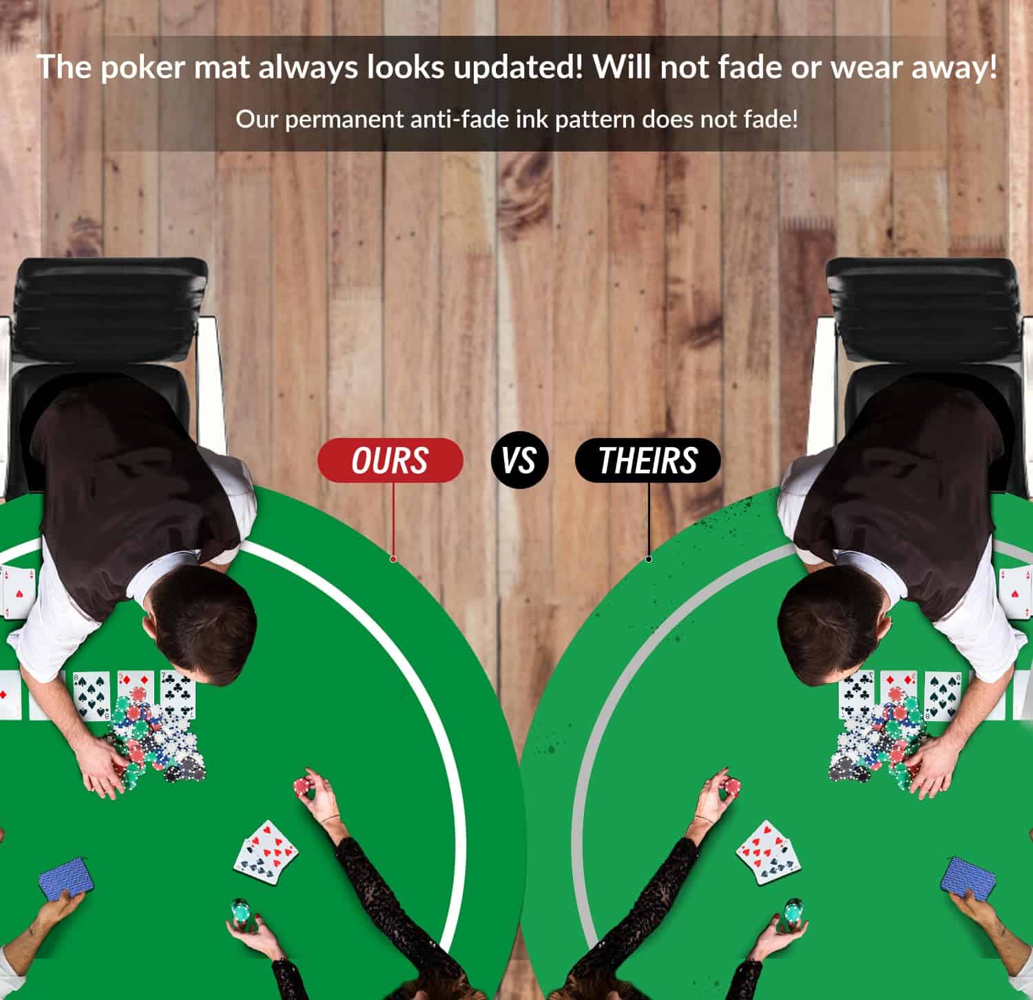 Tapete de Poker Redondo nuveti 24/31/47/55/63 pulgadas para - Imagen 7