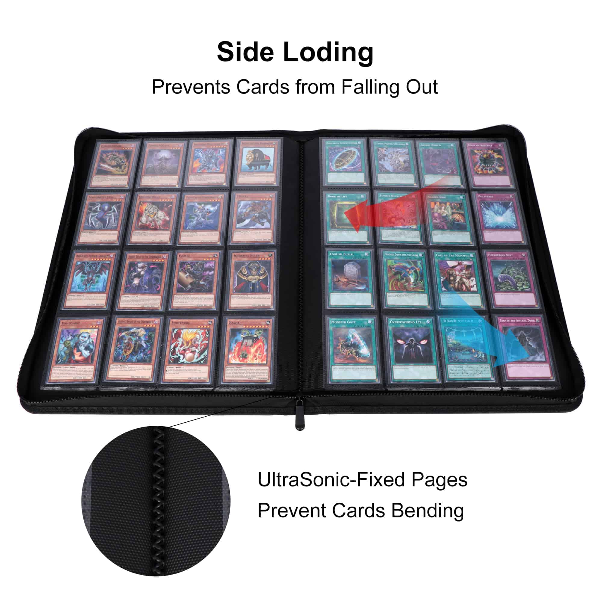 Rieton Carpeta de Tarjetas de 16 Bolsillos para Cartas - Imagen 5