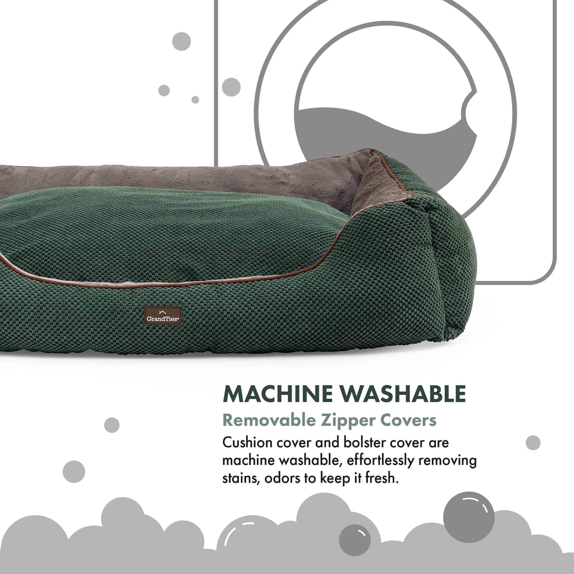 GrandTies Camas de Perro Esponjosas para Perros y Gatos - Imagen 5