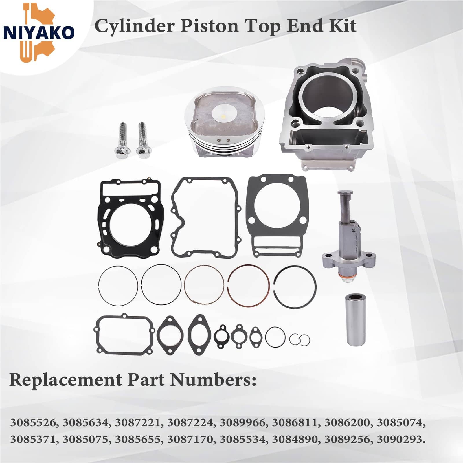 Kit de Pistón de Cilindro Niyako Tamaño de Bore 92mm - Imagen 4