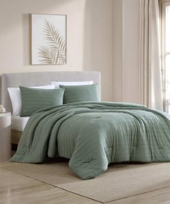 Juego de edredón 1888 Mills Full/Queen de 3 Piezas, Ropa de