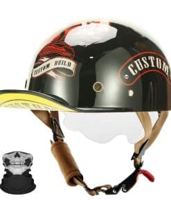 Casco de béisbol Qudas para motocicleta, -a Grande)