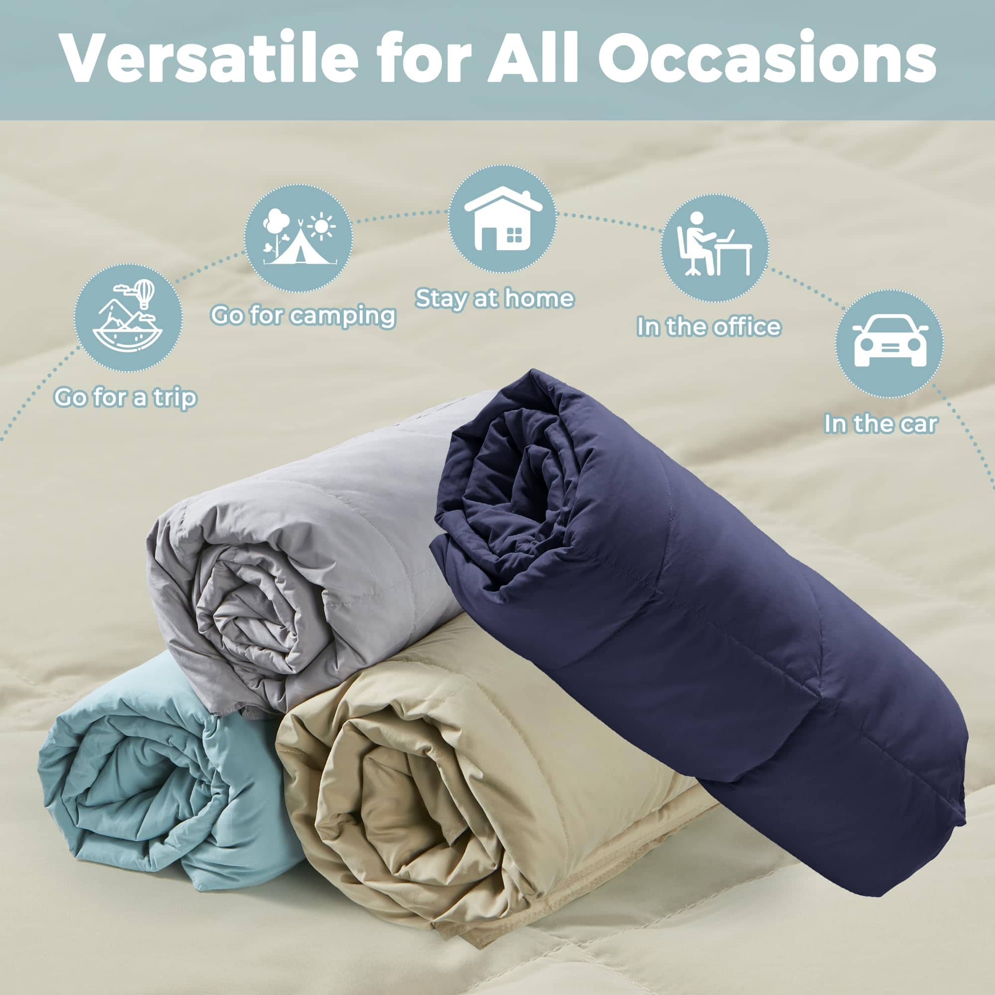 Manta Bafode, Manta de Pluma para Sofá, Manta Suave y - Imagen 8