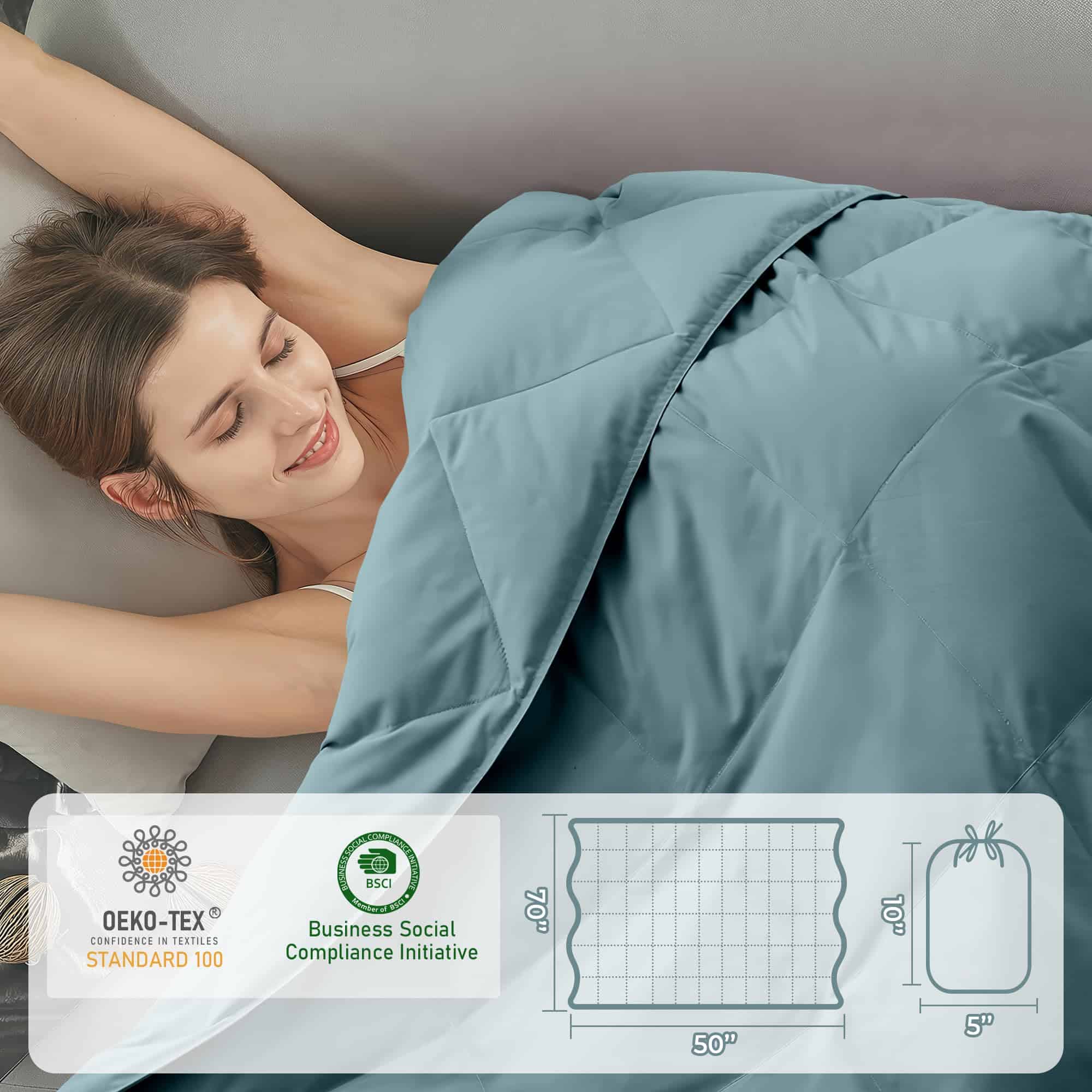 Manta Bafode, Manta de Pluma para Sofá, Manta Suave y - Imagen 6