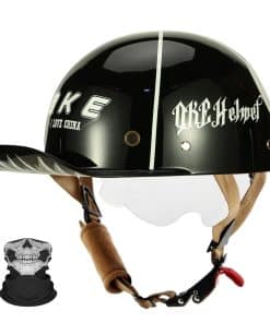 Casco de Béisbol Qudas para Motocicleta, Vintage Street
