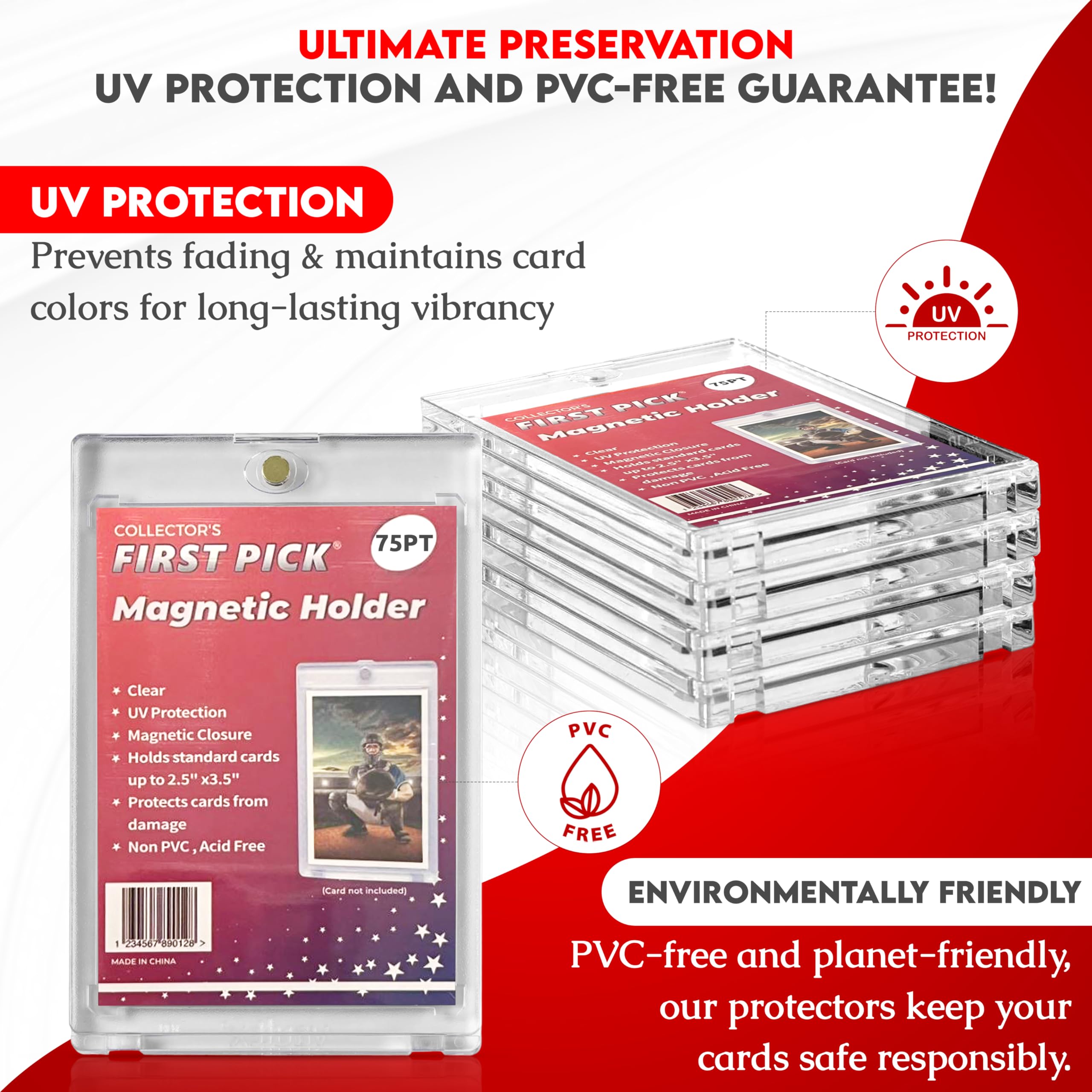 75PT (Paquete de 25) Protector de Tarjetas Magnético de Un - Imagen 3