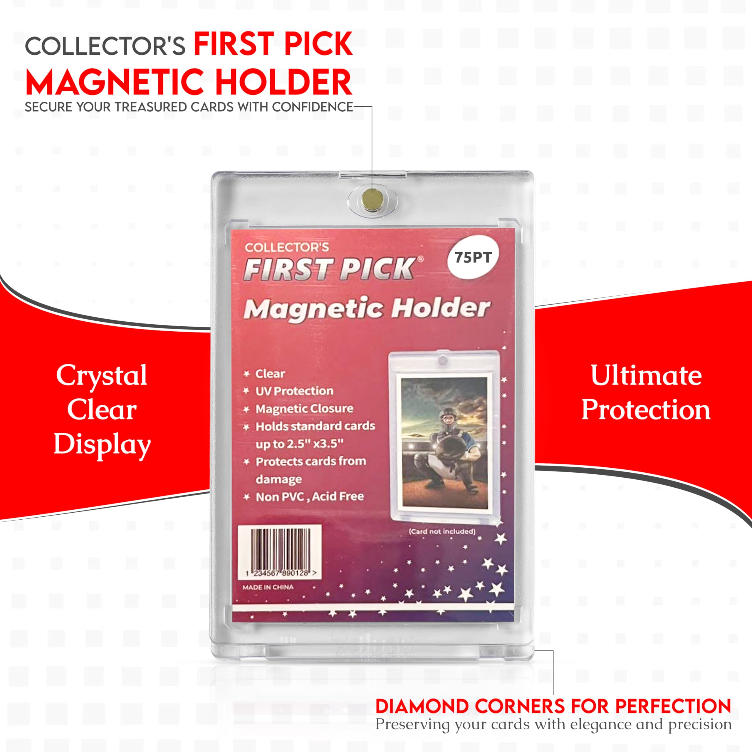 75PT (Paquete de 25) Protector de Tarjetas Magnético de Un - Imagen 5