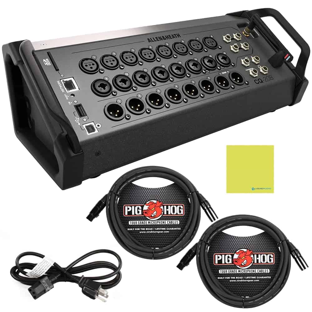 Mezclador digital Ultra-Compacto Allen & Heath AH-CQ20B de