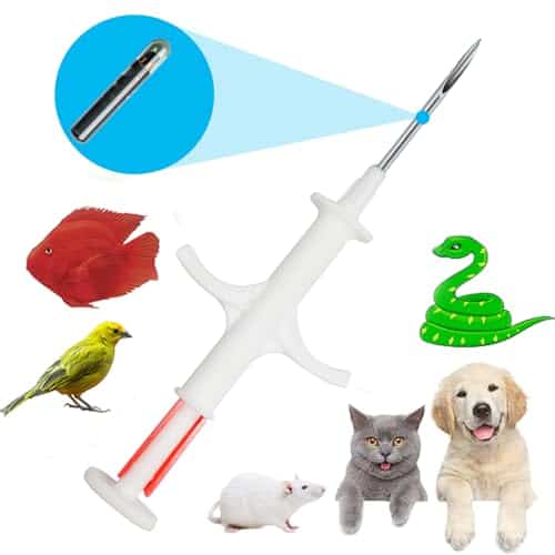 Microchip Manruta para Perros y Gatos (60, 1.25 mm de