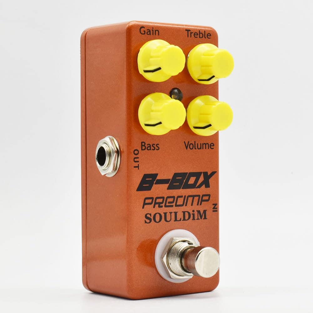 Pedal de Previo SoulDiM Mini B-Box para Guitarra Eléctrica