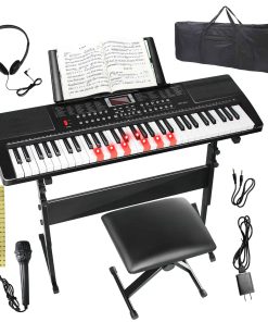 Piano Teclado 61 Teclas Piano Eléctrico para