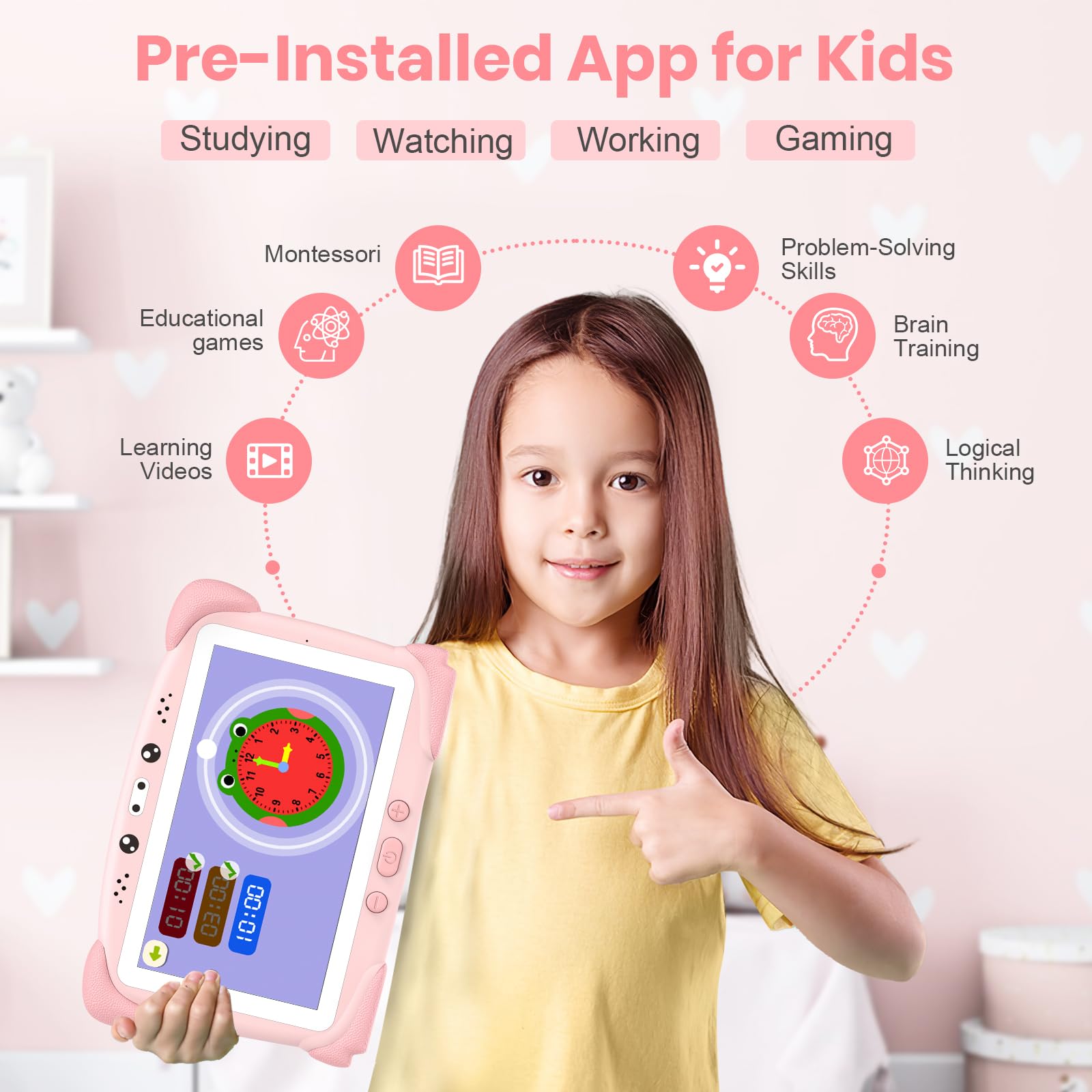 Tableta para Niños de 7 pulgadas, Tablet para Niños de 32 - Imagen 7