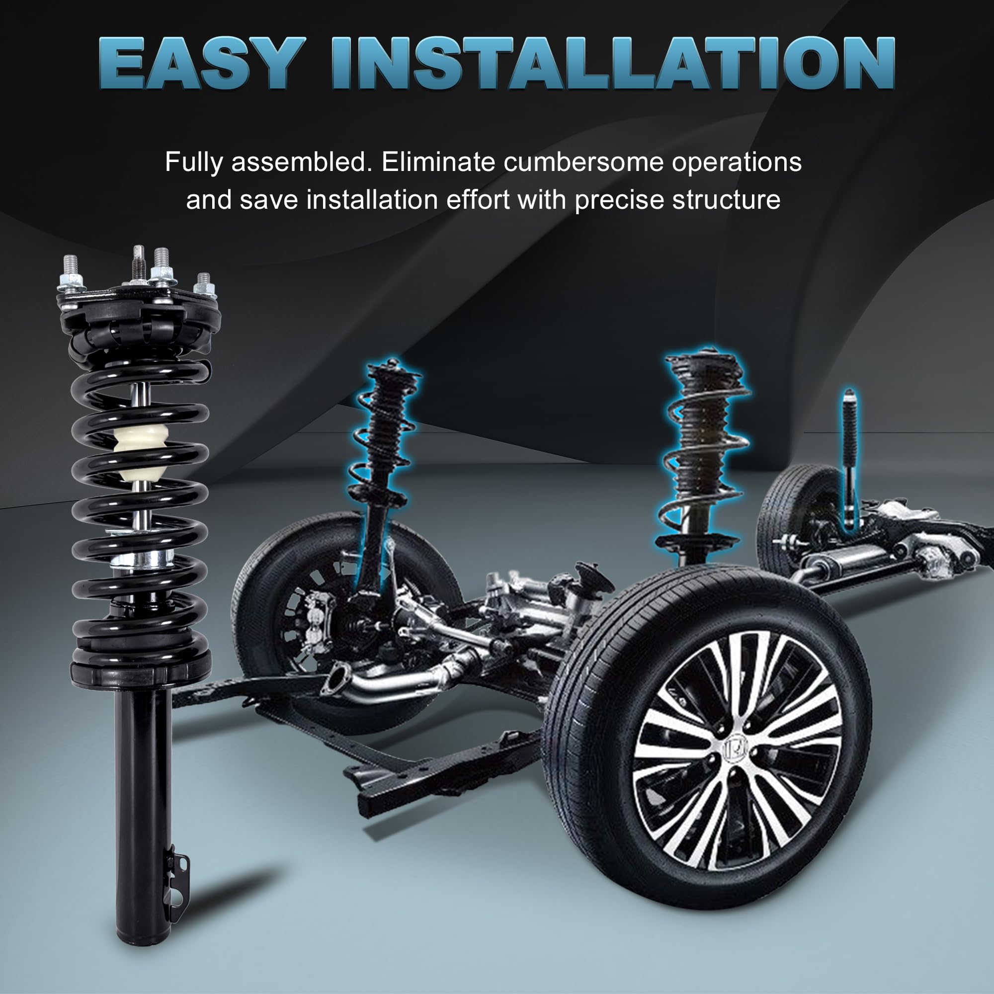 Amortiguadores Traseros Struts EVERESTWAY Compatibles con - Imagen 5