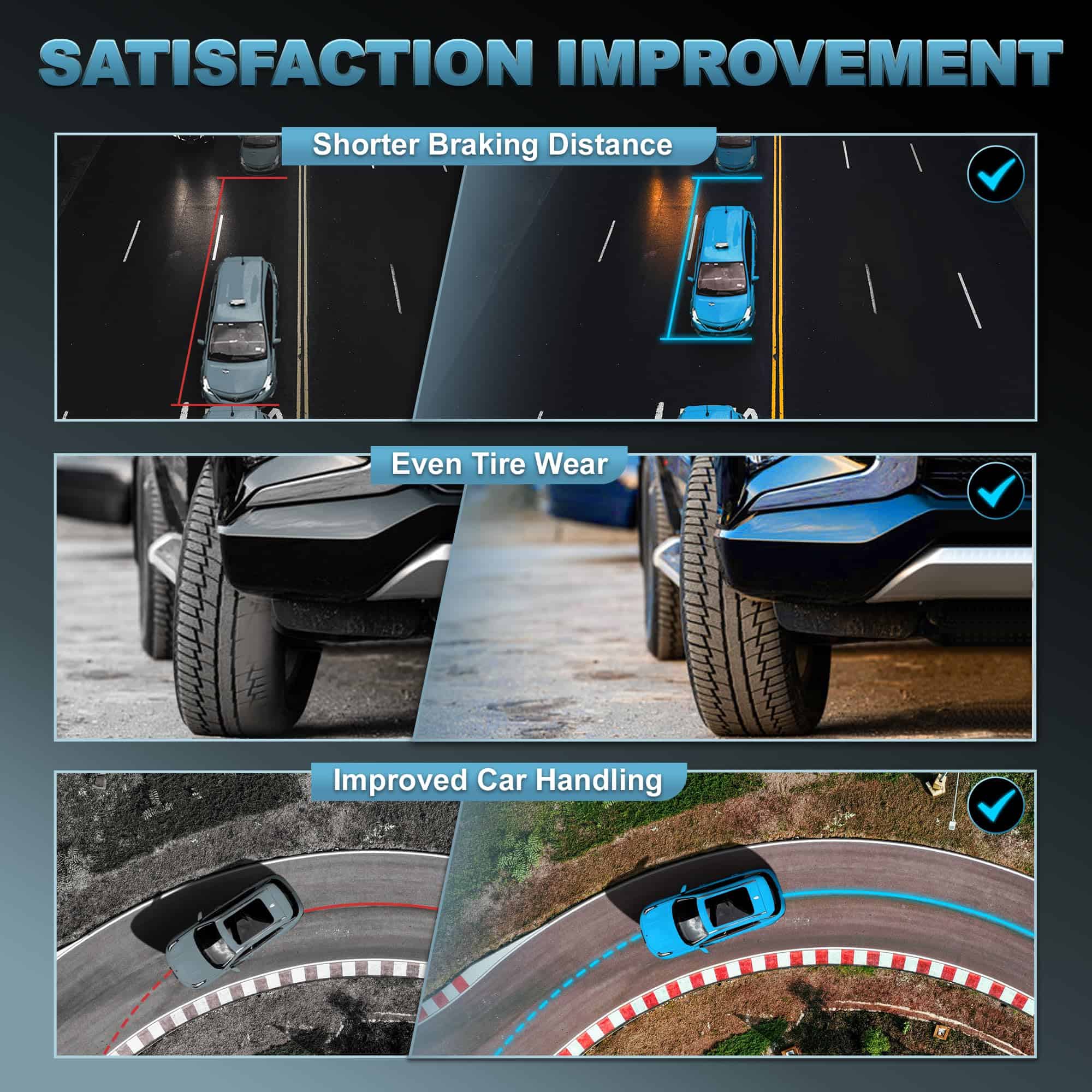 Amortiguadores Traseros Struts EVERESTWAY Compatibles con - Imagen 7