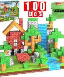 Bloques Magnéticos Wanplay, 100PCS Bloques Magnéticos para