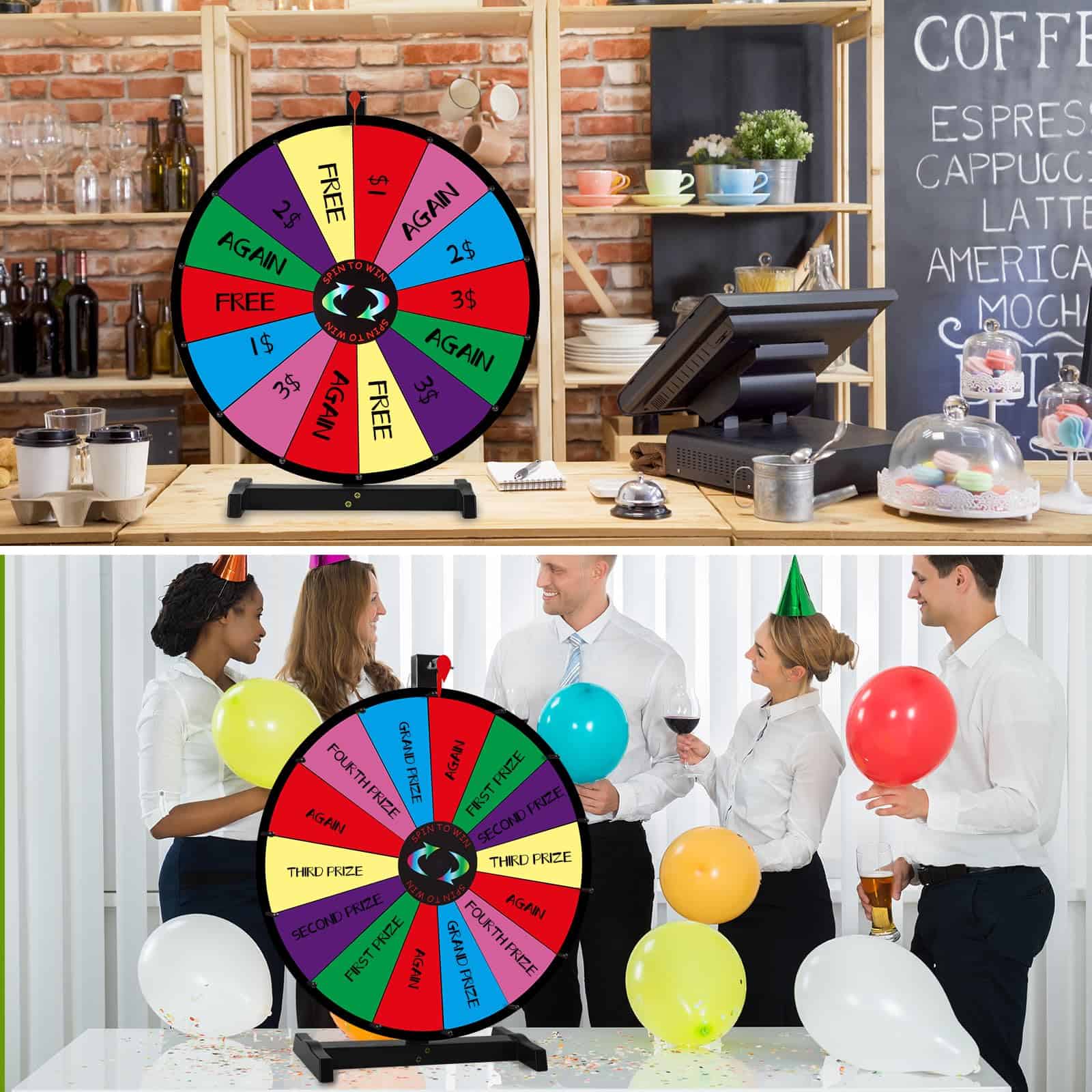 Rueda Giratoria WJTQTBT de 18 pulgadas para Premios, 14 - Imagen 5