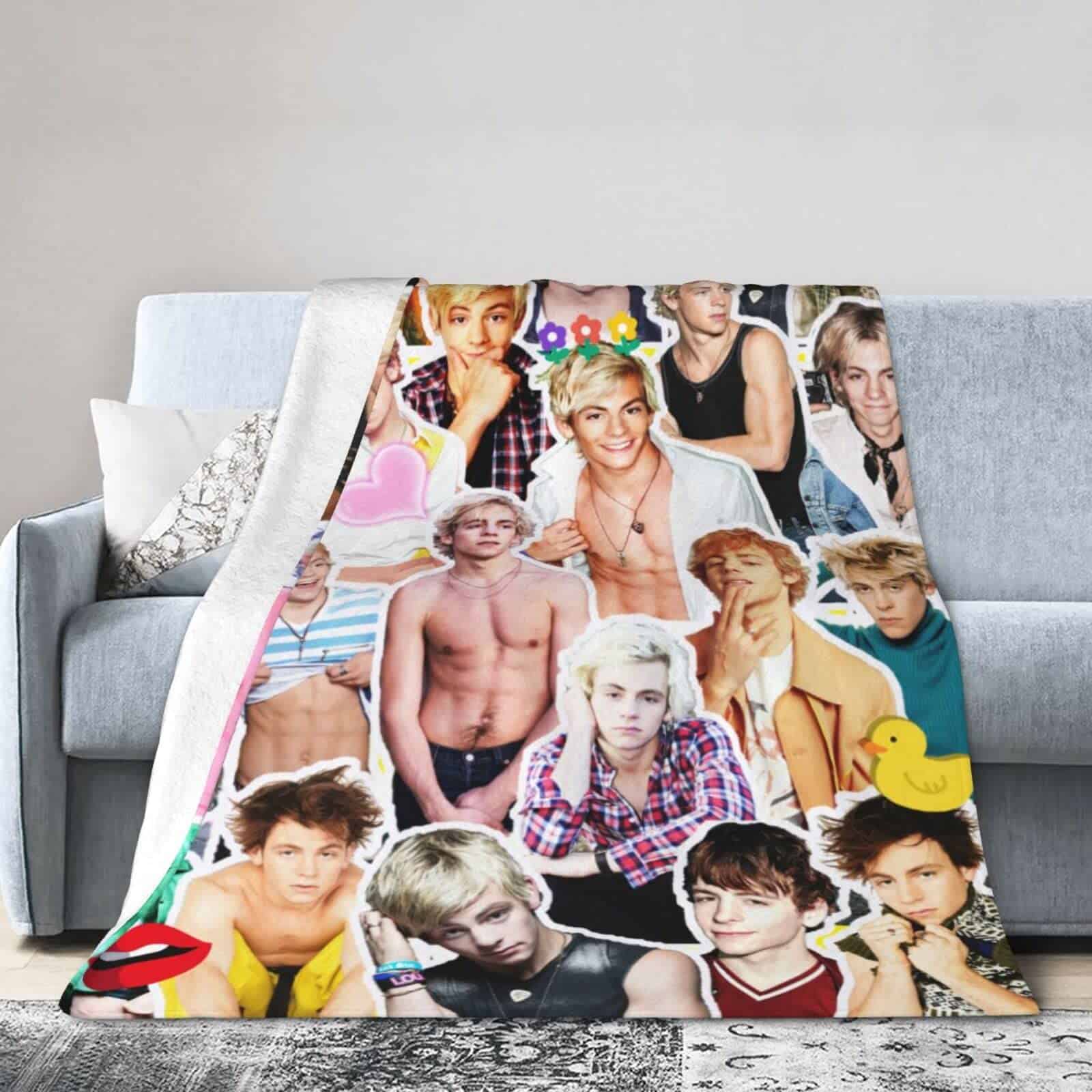 Manta Ross Lynch Suave y Cómoda para Regalo de Sofá - Imagen 9