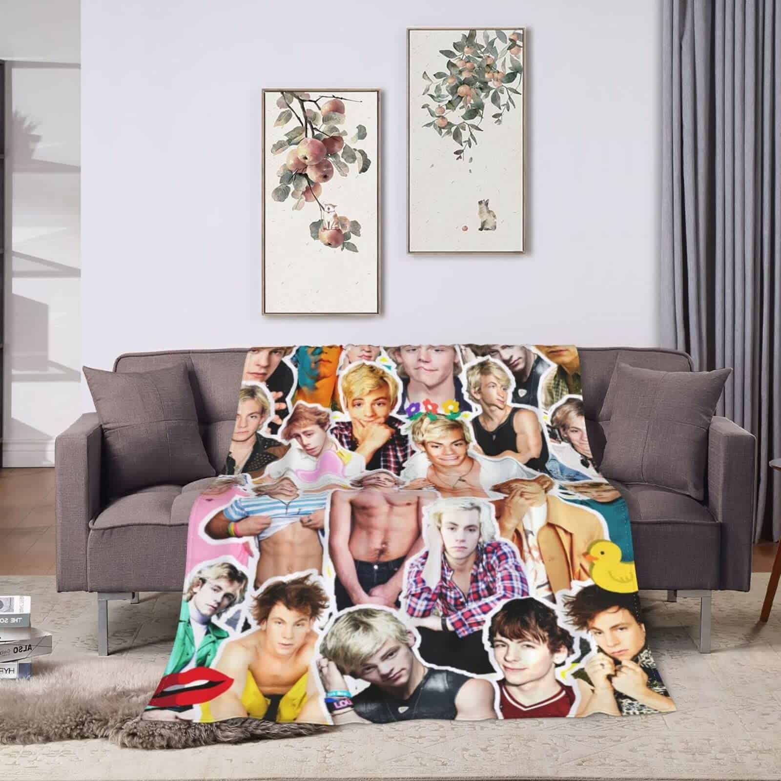 Manta Ross Lynch Suave y Cómoda para Regalo de Sofá - Imagen 5