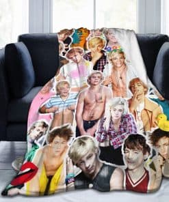 Manta Ross Lynch Suave y Cómoda para Regalo de Sofá