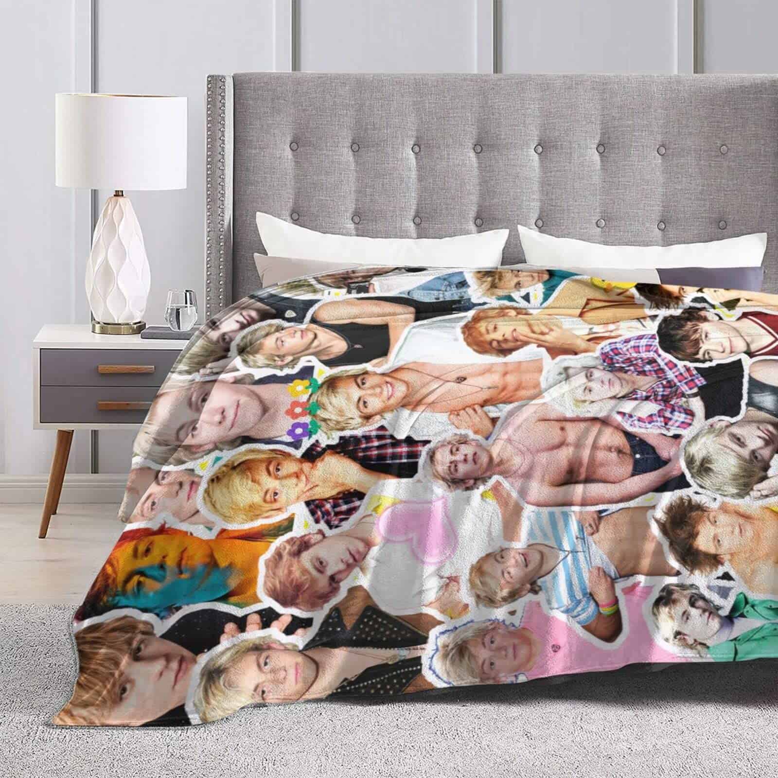 Manta Ross Lynch Suave y Cómoda para Regalo de Sofá - Imagen 8