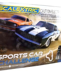 Set de Carreras de Autos Slot Mustang vs Camaro a Escala