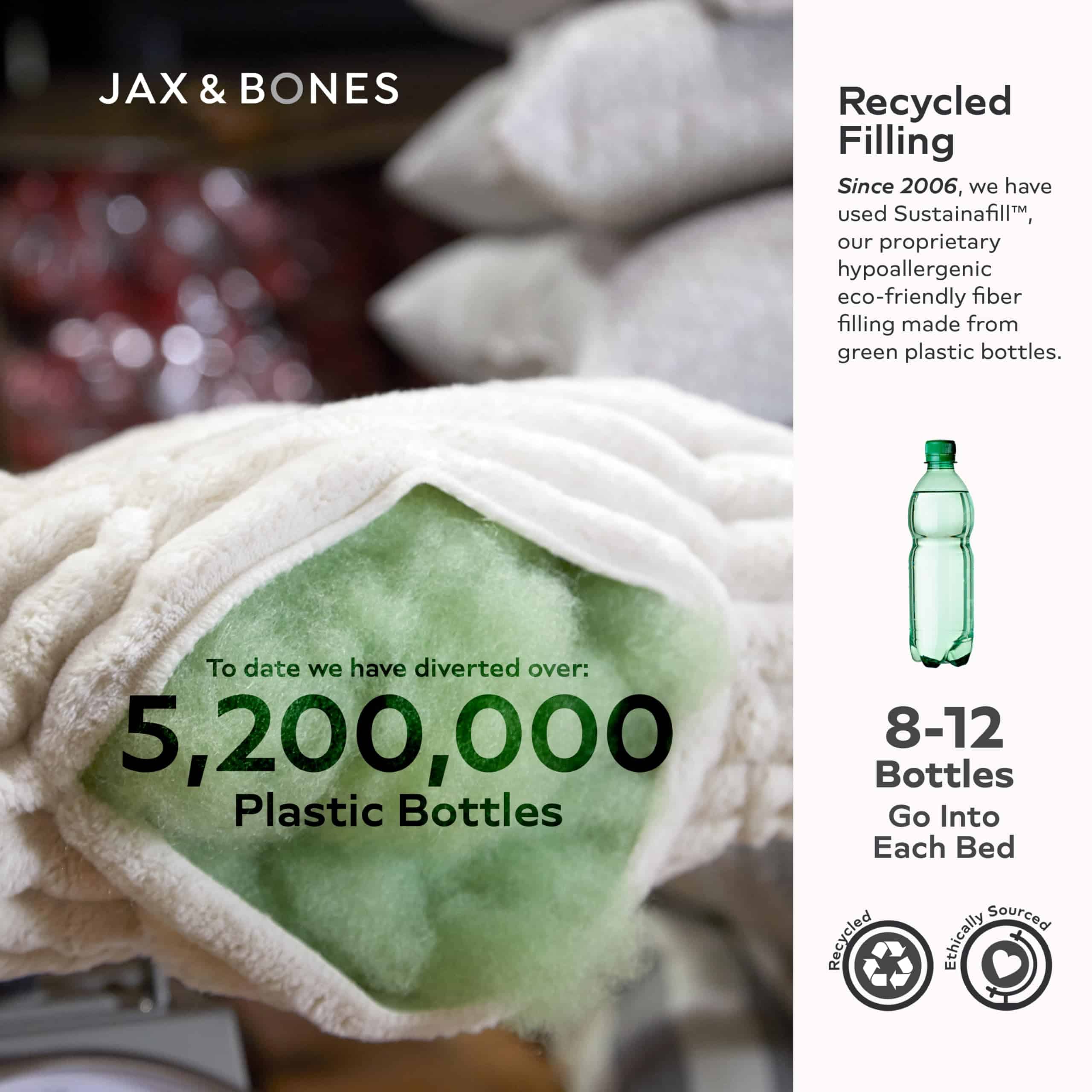 Cama para Perros Jax & Bones Napper - Luna Gris - Lavable a - Imagen 7