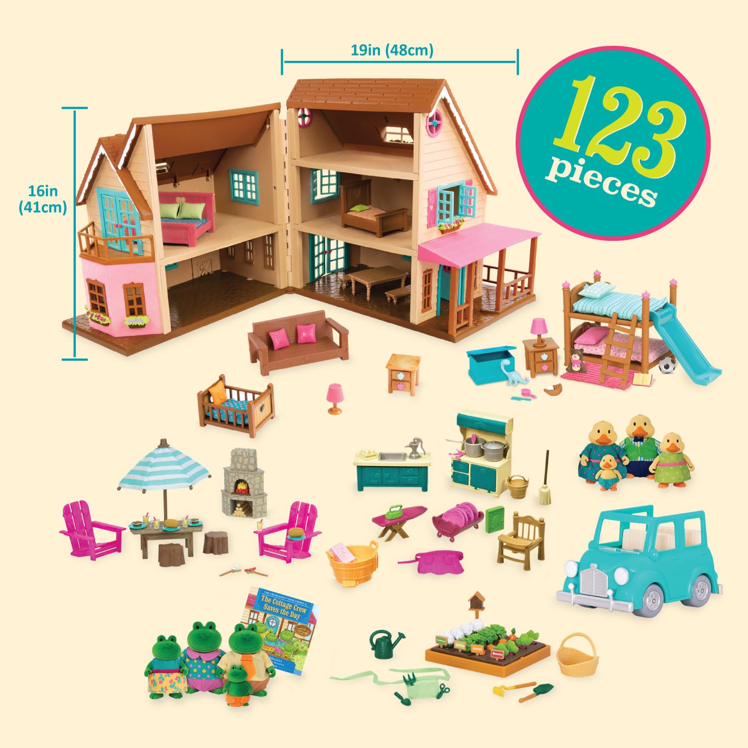 Cabaña de lujo Honeysuckle Hillside Cottage de Li'l - Imagen 4