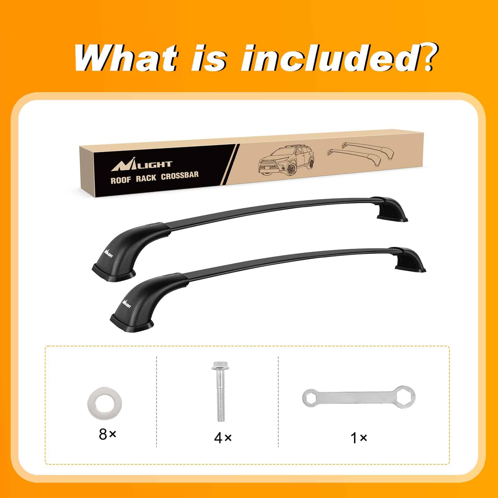 Barras Transversales de Techo Nilight Compatible con Toyota - Imagen 8