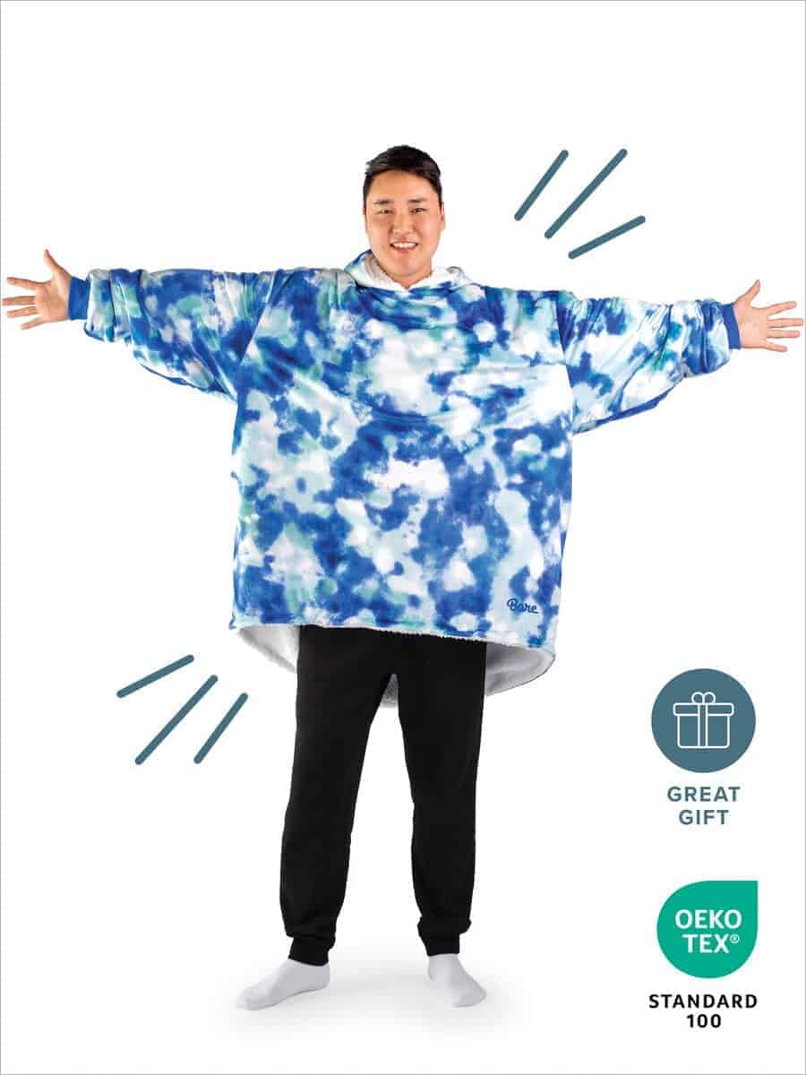 Manta Sherpa Con Capucha de Bare Home - Manta Ponible Extra - Imagen 7