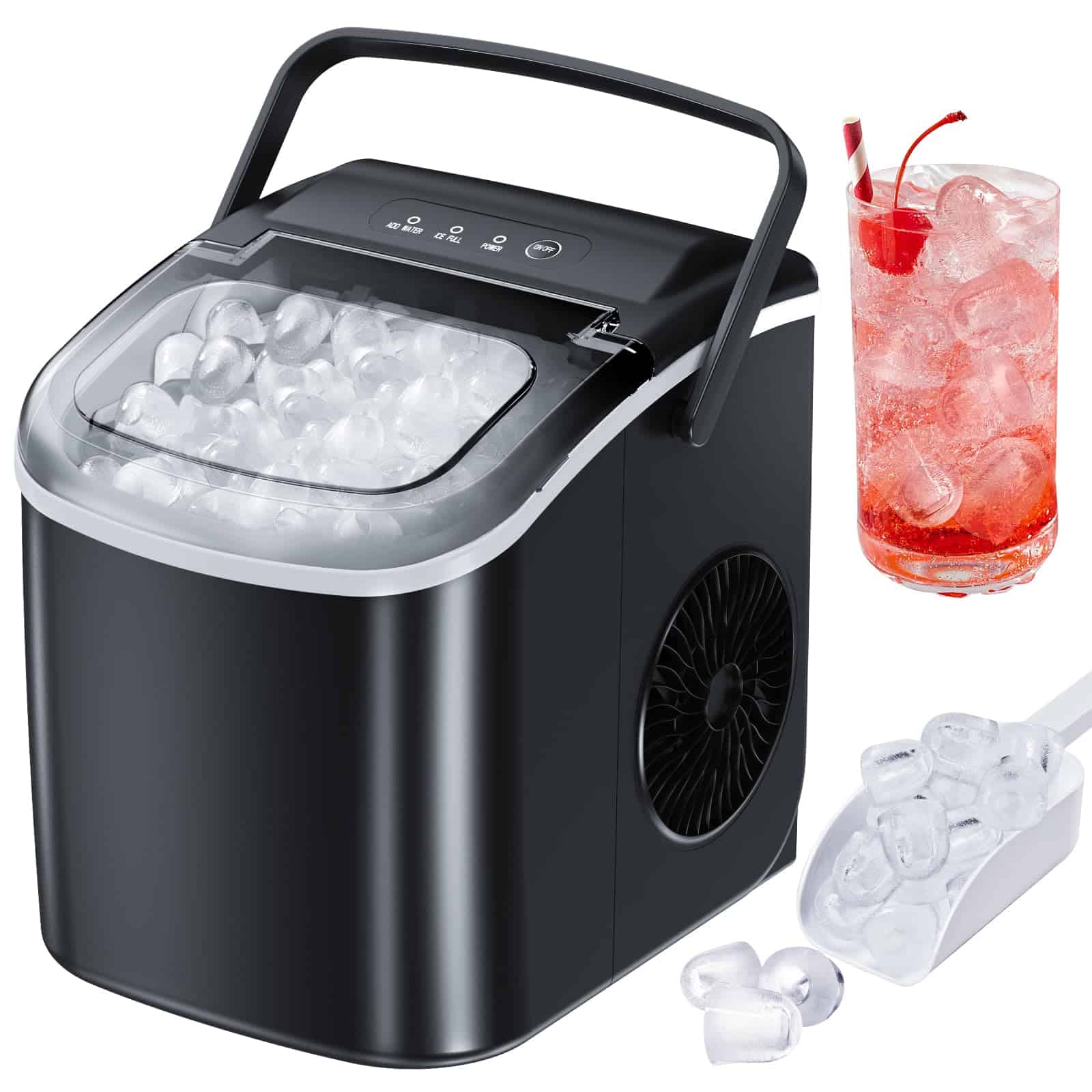 Máquina de Hielo Kismile - Fabricador de Hielo Portátil