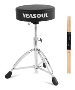 Banqueta de Batería YEASOUL Asiento de Batería Acolchado