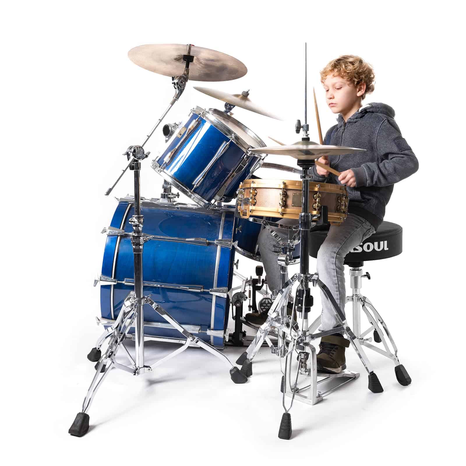 Banqueta de Batería YEASOUL Asiento de Batería Acolchado - Imagen 7