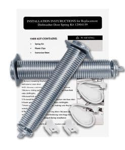 Kit de resorte de puerta para lavavajillas Luclyyasys