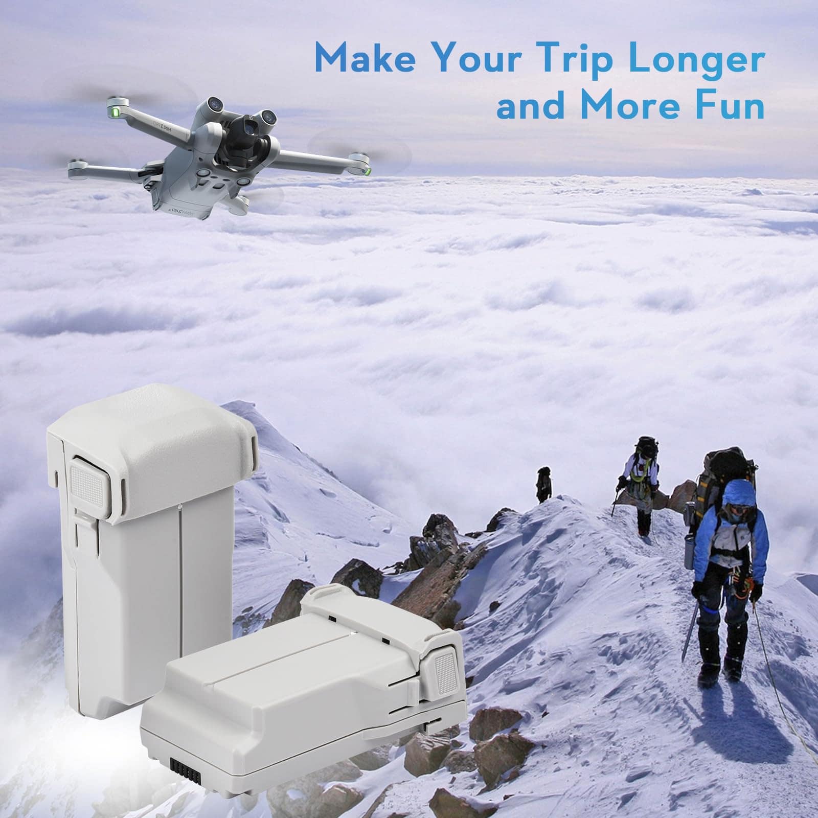 Paquete de 2 Baterías Mini 3 Pro Mini 4 Pro para Drone DJI - Imagen 7