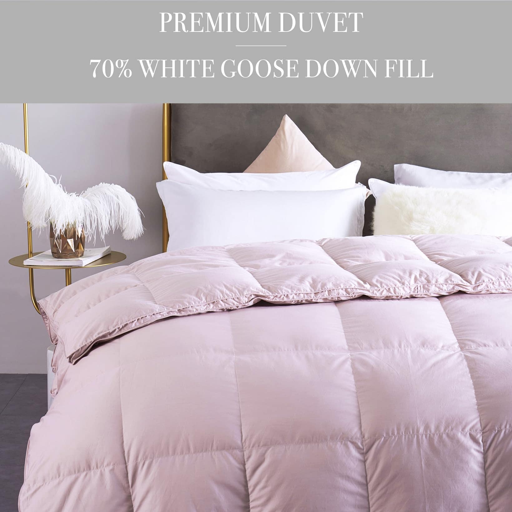 Edredón de Lujo SOTHLIFE Luxury Queen Goose Down Winter - - Imagen 3