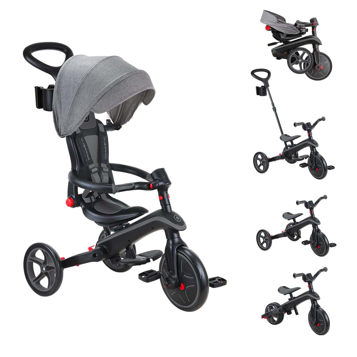 Globber Triciclo Plegable 5 en 1 para Niños Pequeños �