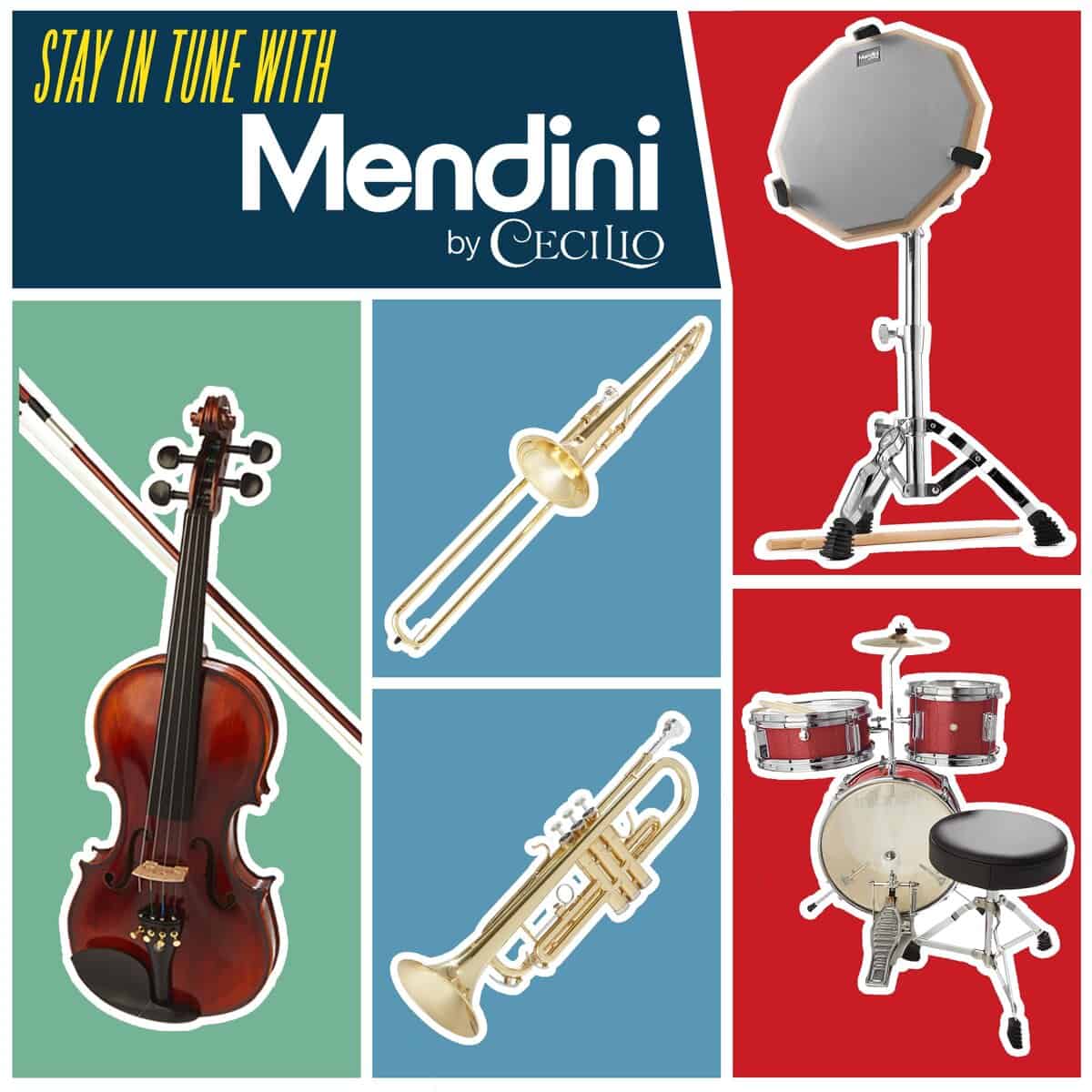 Set de Pad de Tambor Mendini con Soporte Ajustable - 12 - Imagen 10